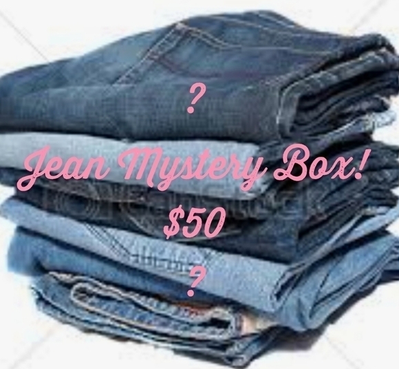 JEANS Mystery Box reseller mixed sizes blue gray black fun UNBOXING - Picture 1 of 7